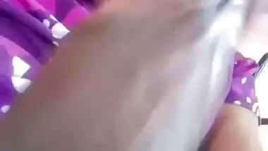 Sexy shemale masturbating and showing her big dick