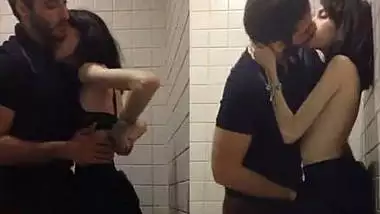 Vsf Xxx Hedi - Cute Marina Fraga Fucking By Her Boyfriend In Public Toilet ihindi porn