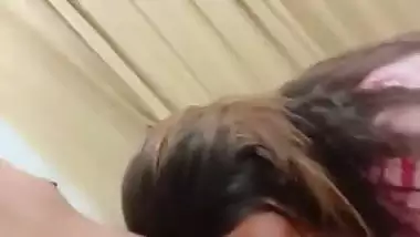 Cute Indian escort blowjob to rich client in hotel room