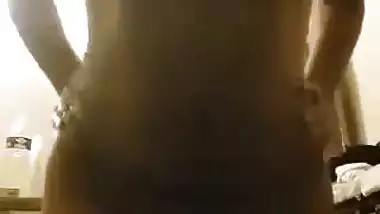 Big boob girl removes towel and exposes herself on camera