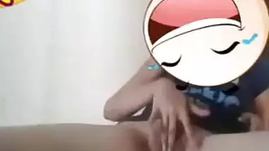 Female from Desi land uncovers her XXX twat for sex games in bed