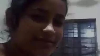 Cute Shy Girl Showing