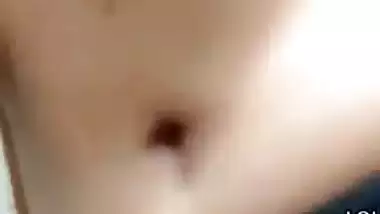 Lonely wife in relationship with lover goes nude